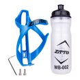 thumbnail image 1 of Botella de agua para bicicleta de 750ml con soporte taza para beber exprimible botella para bicicleta de montaña y carretera, 1 of 9