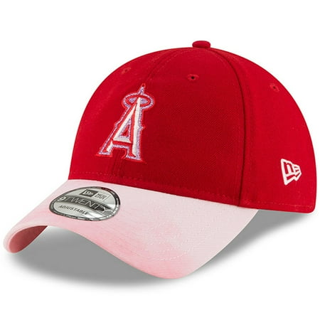 Pink Angels Hat Los Angeles Angels New Era Women's 2019 Mother's Day Team Glisten 9TWENTY Adjustable Hat - Red/Pink - OSFA ()