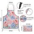 thumbnail image 3 of Pioneer Flower Floral Print Pattern Apron-Garden Aprons for Women with Pockets-Cotton Linen Waterproof Kitchen Cooking Gardening Aprons Adjustable for Kitchen,Cooking,BBQ and Salon 33x27 Inch, 3 of 7