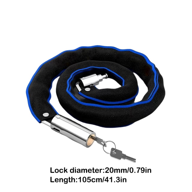VONKY Bike Lock Portable Universal Replacement Anti-lost Anti-rust Electric Bikes Safety Locks Locking Tool Accessories 105cm