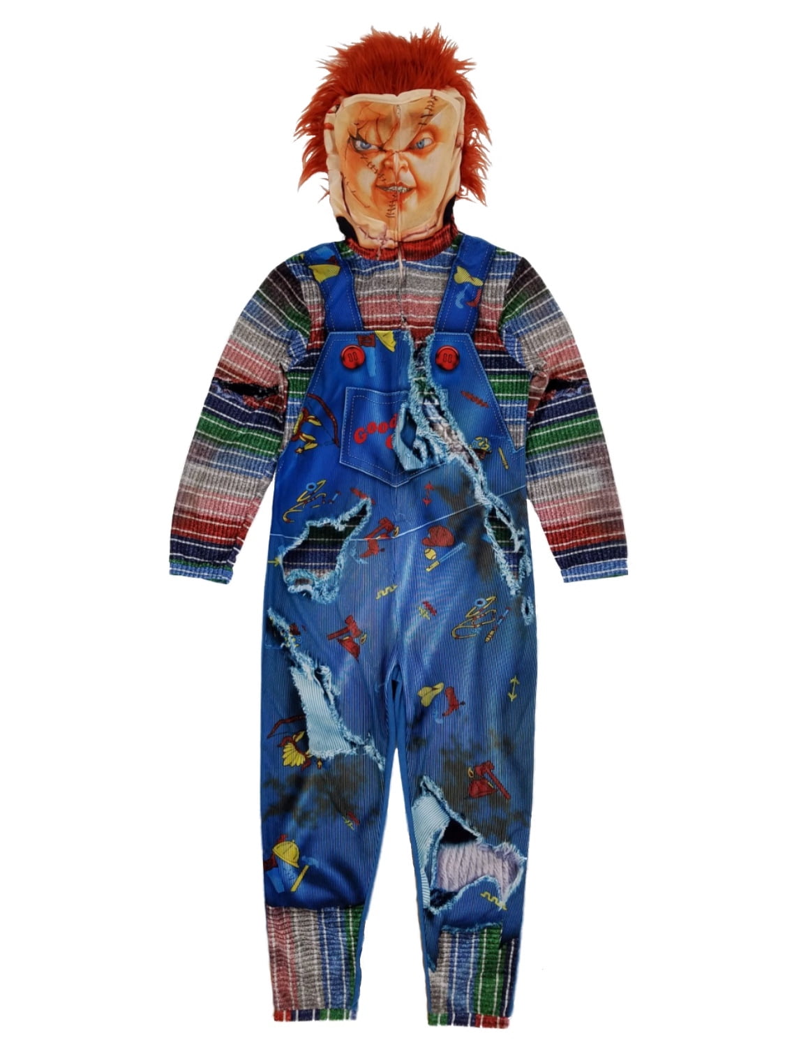 CHUCKY Child's Play Themed ~ Union Suit One Piece Men's Pajamas ~ L Large ~ NEW 