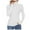 White, variant on TSADFHJI Cute Tops for Women Winter Women Lightweight Knit Vest Stretchy Turtleneck Tops M White