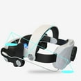 thumbnail image 2 of AOLIGEI Adjustable VR Head Strap VR Head Band for Meta Quest 3 VR Headset (White), 2 of 10