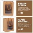 thumbnail image 4 of UPGRATOR Paper Bags with Clear Window for Candy and Snacks 10Pack, 4 of 5