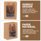 thumbnail image 3 of WEUVEB 10Ud Bolsas Portátiles De Regalo De Papel Kraft Con Ventana Para Empacar Snacks Y Obsequios, 3 of 5