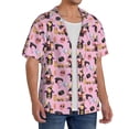 thumbnail image 2 of Gukieu 2336109497 Print Men's Short-sleeved Shirts, Button-down Pocket Shirts, T-shirts, Beach Vacation Travel Summer Clothing-3X-Large, 2 of 5