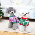 thumbnail image 6 of Warm Fleece Pet Dog Christmas Clothes Cute Bear Printed Pet Coat Puppy Dogs Shirt Jacket French Bulldog Pullover Camouflage Dog Teddy Clothing for Small Medium dogs Autumn Winter, 6 of 7