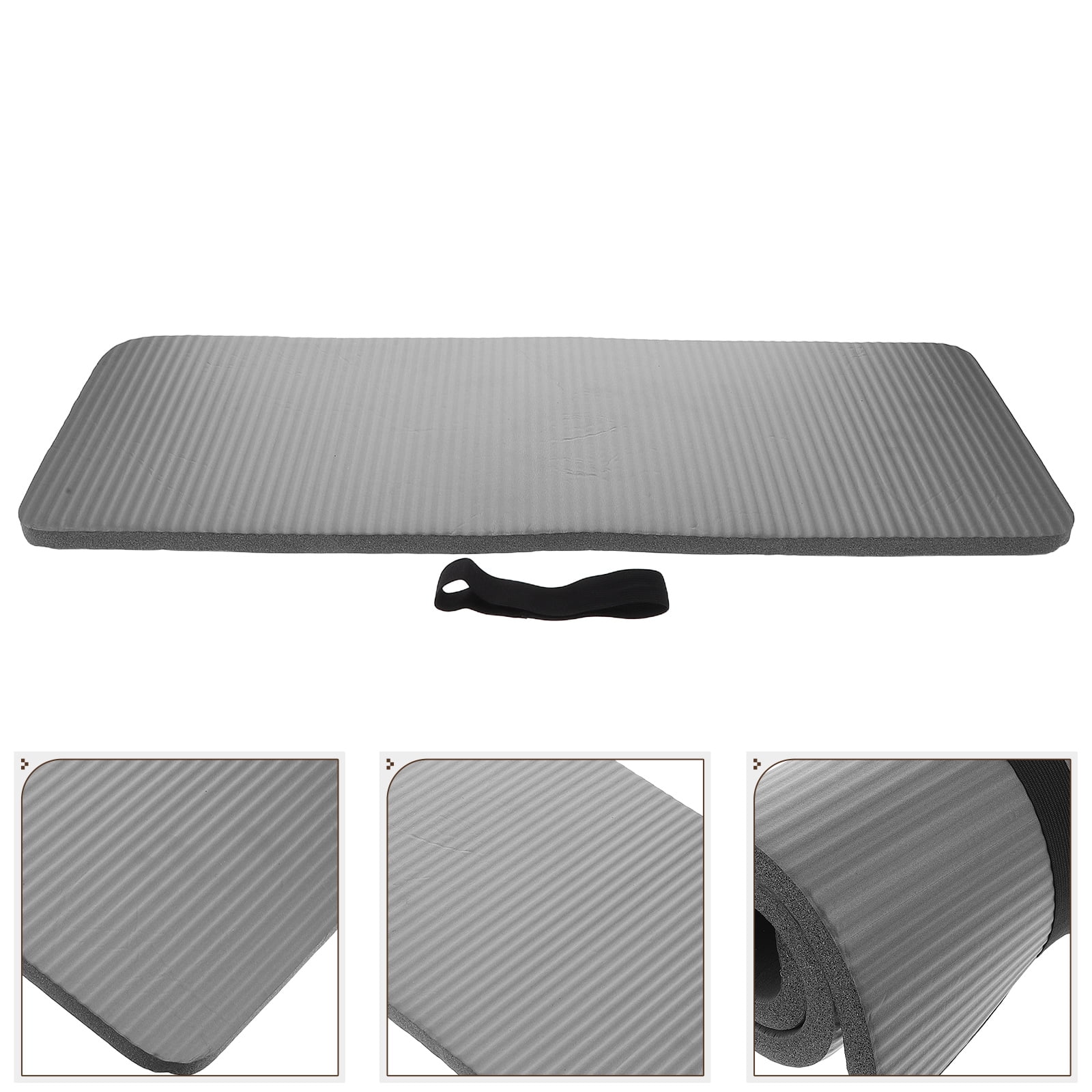 Homoyoyo Yoga Mat for Wrist and Elbow Protection Grey Extra Padding for Yoga 1Pcs