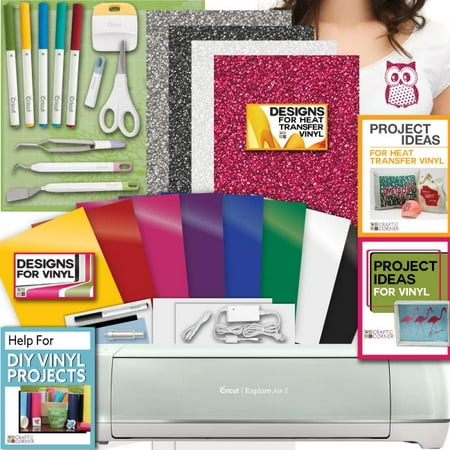 cricut air explore bundle machine vinyl heat transfer tools deals designs walmart pack project pens everything