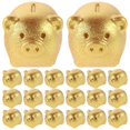 thumbnail image 1 of Dollhouse Miniature Piggy Bank Tiny Decor Plastic 20Pcs Golden for DIY Creativity and Decoration, 1 of 5