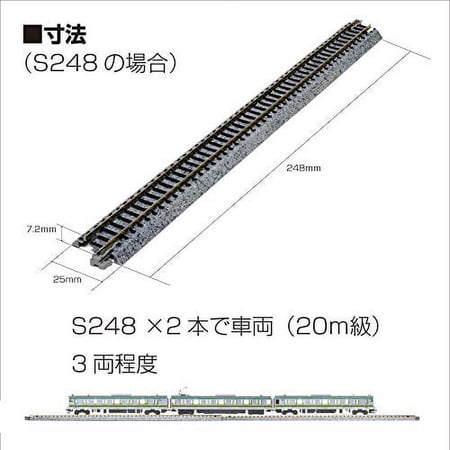 Kato KAT20530 N 348mm 13-3/4" Radius 45-Degree Viaduct (2)