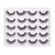 thumbnail image 1 of Pestañas naturales, pestañas postizas, pestañas cortas, pestañas postizas gruesas naturales, 10 pares de pestañas mixtas, pestañas de visón de imitación, pestañas postizas artificiales puras, pestañas, 1 of 3