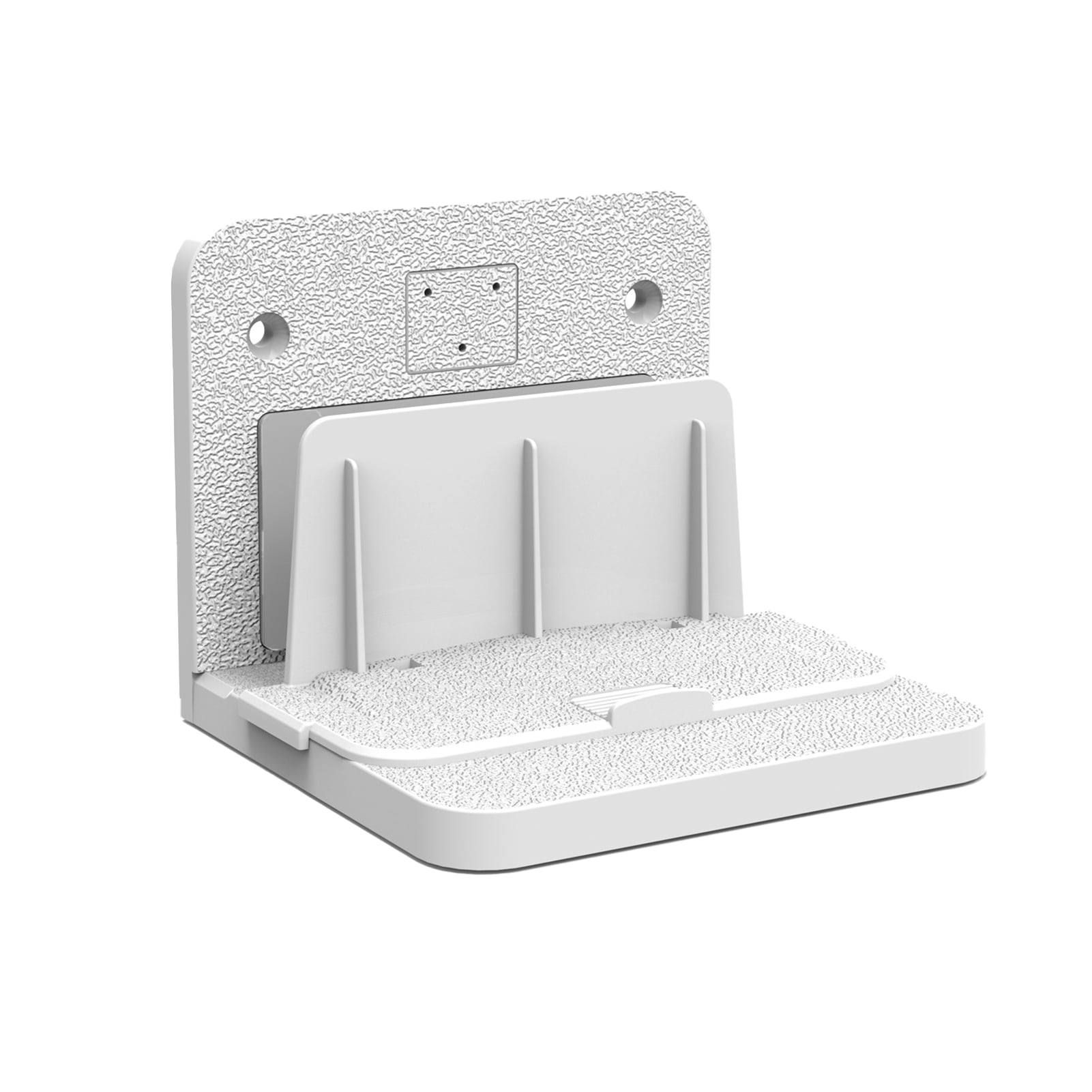 Lifetechs Wall Mount TV Box Mounting Bracket with Hidden Storage Easy Install Organize Power Strip TV Box WiFi Holder