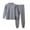 Dark Gray, variant on Boys Girls Thermal Underwear Set 2-Piece Base Layer Fleece Lined Long Johns Top Bottom Warm Set Blue 5-6 Years