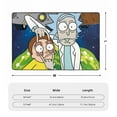 thumbnail image 7 of Rick And Morty Floor Mat Flannel Anti-Slip Pad Doormat 36"X24" Soft Absorbent & Wear-Resistant Area Rug For Home & Office, 7 of 7