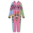 thumbnail image 3 of The Powerpuff Girls Women Men Pajamas Zipper Onesie Jumpsuit Hooded One Piece Sleepwear, 3 of 8