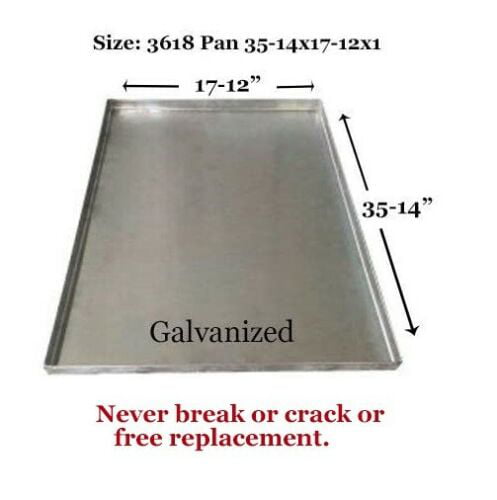 Pinnacle Systems Metal Replacement Tray for Dog Crate Pan Chew Proof & Crack Proof Pet Kennel Tray Midwest Central Metal Dog Crate Pan Dog Cage Tray
