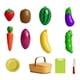 thumbnail image 3 of Cocina de Juguete CUTICAT Juego de Simulación de Alimentos 12 Piezas con Cesta de Almacenamiento, 3 of 8
