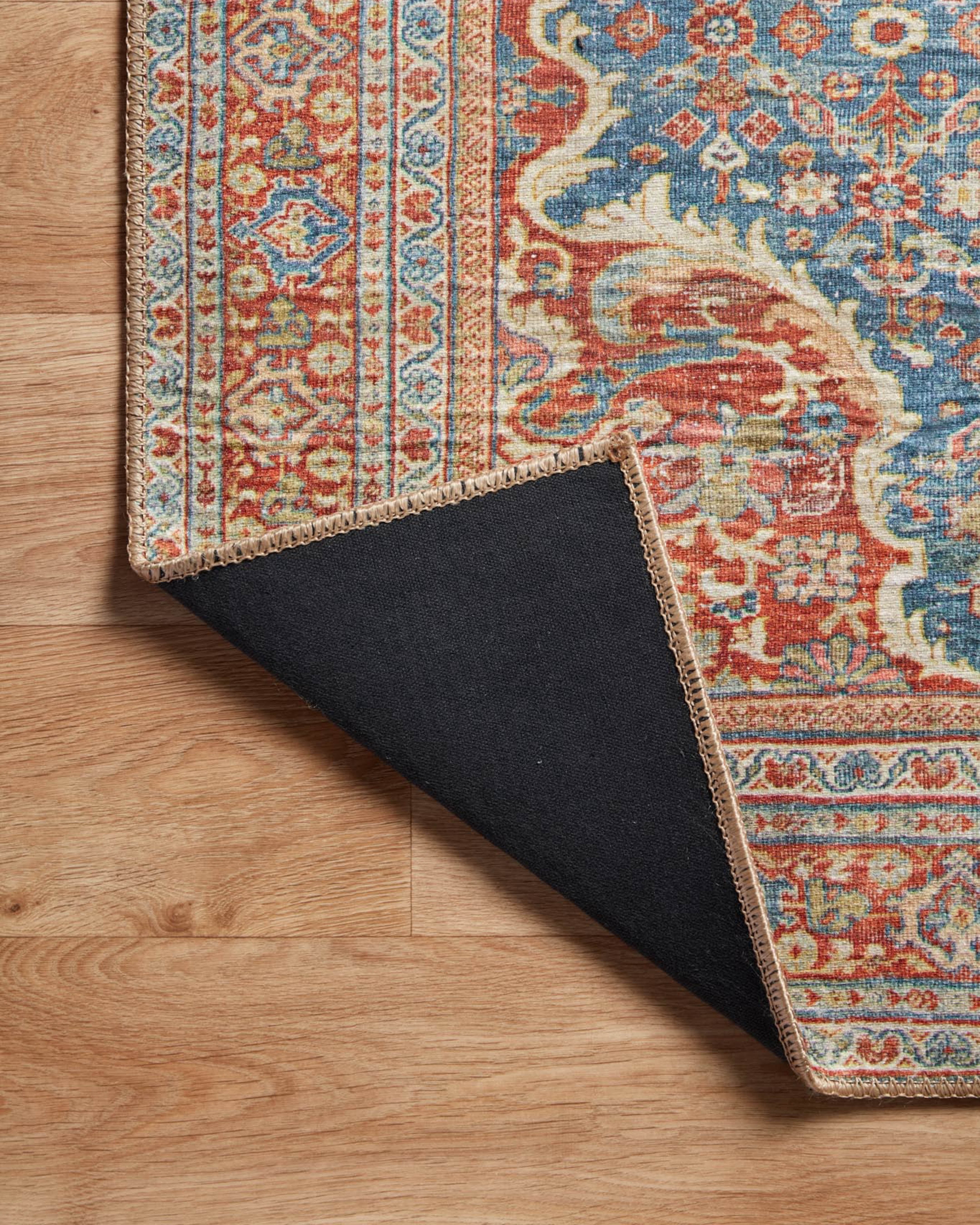 Echo Loom Anabella Cobalt Blue / Spice 8'-6" x 11'-6" Area Rug