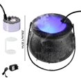 thumbnail image 2 of (2 Pack) Create Enchanting Atmospheres with Halloween Witch Cauldron Fog Machine Featuring Color Changing LED Light for Memorable Party Decorations, 2 of 3