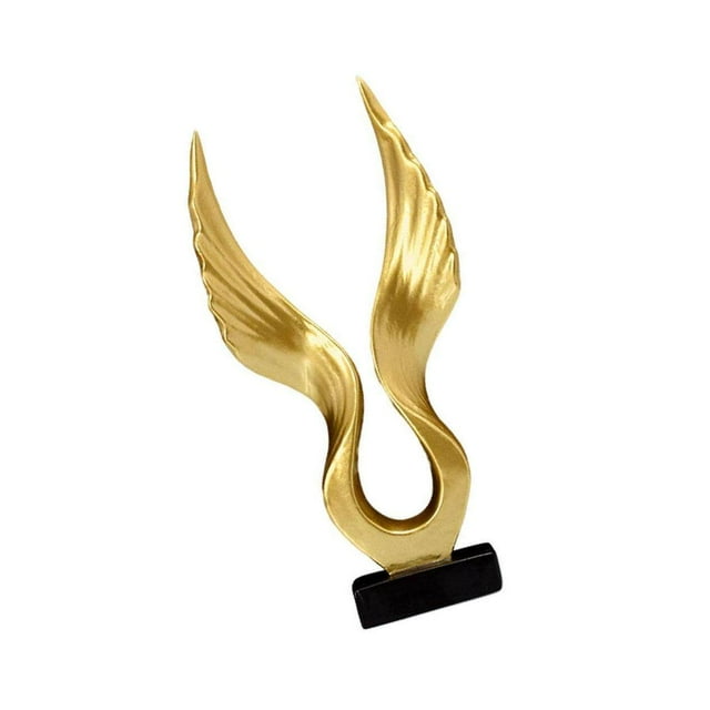 pitrice Aigle/Ange Ailes Statue Sculpture Figurine en Résine pour la Maison Aile d'Or