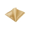 thumbnail image 1 of INSPIRE CHIC Men's Pocket Square Solid Color Handkerchiefs Self-folded For Wedding Party Champagne One Size, 1 of 4