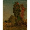 thumbnail image 2 of George Inness 15x18 Black Ornate Wood Framed Double Matted Museum Art Print Titled - Autumn Trees (circa 1879-80), 2 of 5