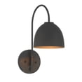thumbnail image 6 of Hunter - Erling 1-light Matte Black, Medium Size Sconce Light, Dimmable, Modern Style, Sconce Shaped, for Bedrooms, Dining, Living Rooms - 48176, 6 of 10
