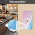 thumbnail image 5 of Yayeee Duplex Wall Plate 1-Gang 4.5"x2.7" Home Receptacle Light Switch Decorative Outlet Cover, Pink Gradient, 5 of 7