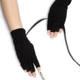 thumbnail image 5 of HOMEIORA Sun Gloves for Women UV Protection Fingerless Non Slip Sunscreen Driving Gloves for Summer Outdoor - Black, 1 Pair, 5 of 7