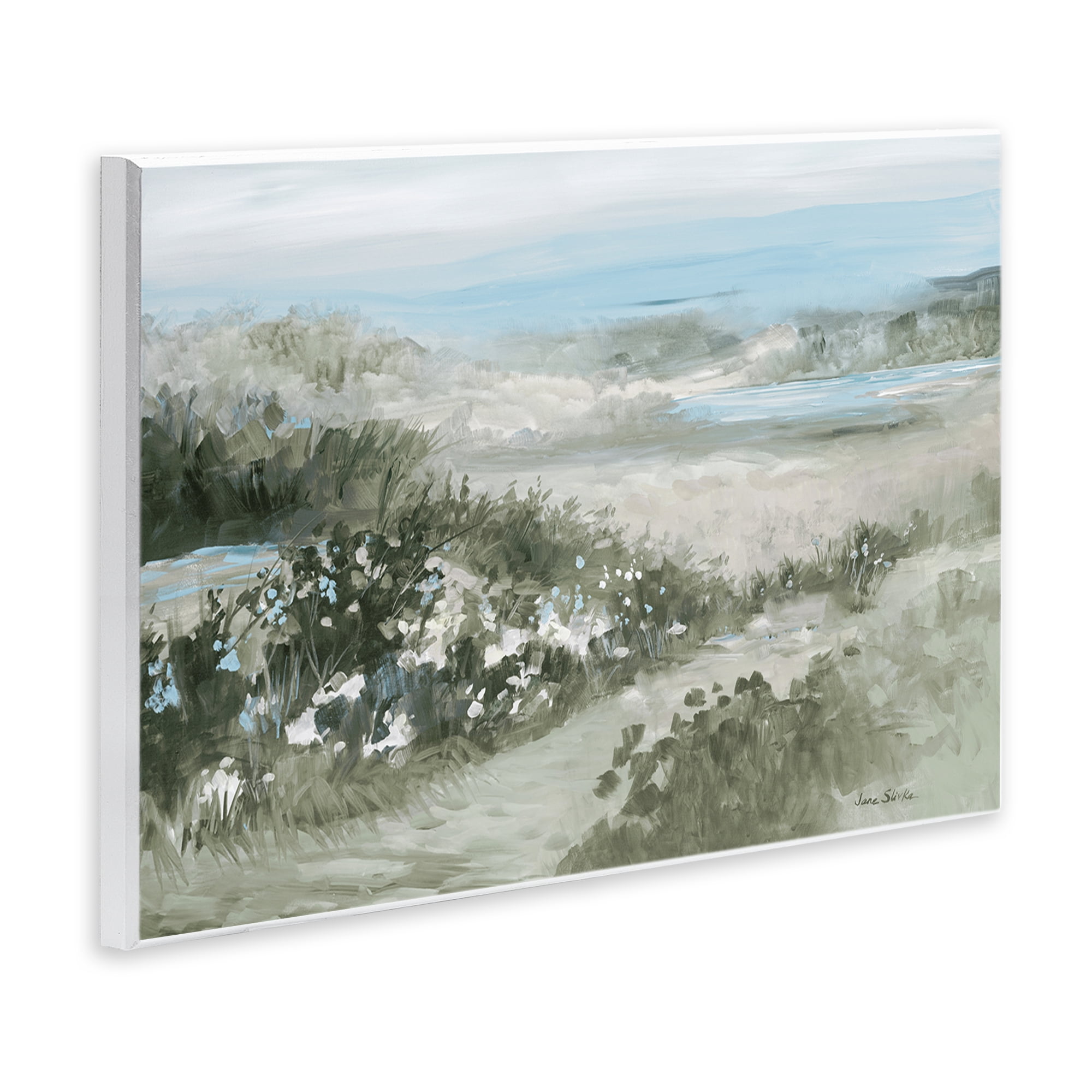 Stupell Industries Neutral Quiet Composition Landscape Wall Plaque Art, design by Jane Slivka