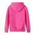 thumbnail image 5 of Huankd Women's Fleece Tracksuit 2 Piece Lounge Set Oversized Hoodie Sweatshirt and Comfortable Joggers Fall Fashion Outfit Hot Pink L, 5 of 6
