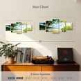 thumbnail image 3 of Elephant Stock Sunny Seychelles Beach Trees Wall Art - Horizontal Multi Panel Canvas - Living Room Wall Decor - Beach Multi Panel - Yellow And Green Decor - 29" x 12", 3 of 4