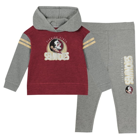 Girls Preschool Garnet Florida State Seminoles Preschool Clubhouse Pullover Hoodie & Legging Set