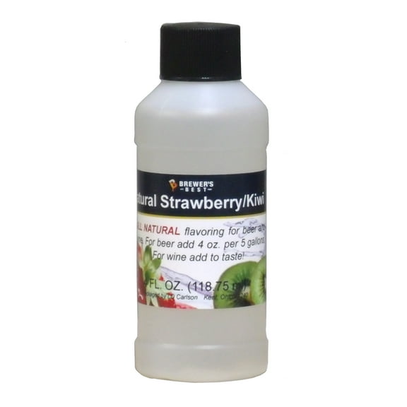 Brewer's Best Natural Strawberry/Kiwi Flavoring - 4 oz Bottle