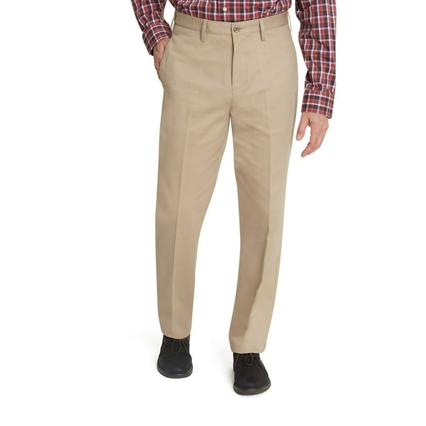 Lands' End Flat Men's Front Wrinkle Resistant Chino