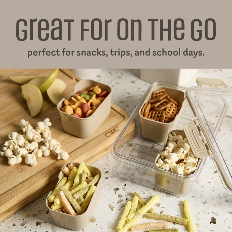 CHUCK チャック サード・シーズン コンプリート・ボックス〈4枚組〉 Cook With Color 4-Compartment Mini Snackle Box, Charcuterie and