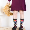 thumbnail image 6 of Uemuo Tie-Dye Wolf Head Printed Kids Boys Socks Seamless Crew Socks Crazy Funny Athletic Sport Socks for Children, 6 of 6