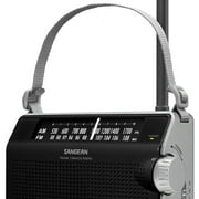Sangean Portable AM/FM Radios, Black, PR-D6BK