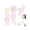 Pink-0-0-0, variant on Wireless Lavalier Microphone For Phone IPad TypeC Lapel Mics Plug-Play 2.4G Ultra-Low Delay Built-In Noise Reduction Chip 8H Working Time For Video Recording Interview Podcast Vlog