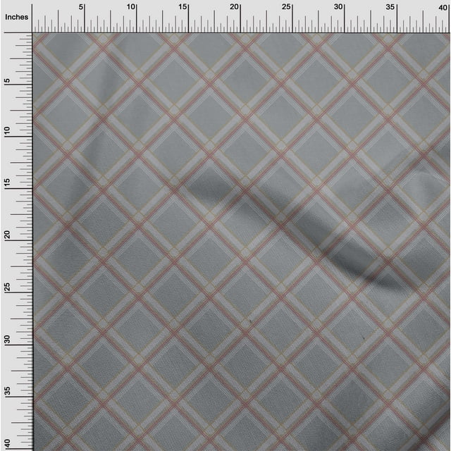 oneOone Tissu en Coton à Carreaux Tartan 56 Pouces de Large