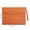 Orange, variant on Faux Leather A4 Envelope Document Folder with Wrist Strap, Magnetic Closure and Pen Slot, Durable Portable Business Portfolio for Office, Meetings & Daily Professional Use