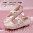 thumbnail image 5 of DREAM PAIRS Girls Ballerina Dress Shoes Mary Jane Flats, 5 of 5