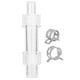 thumbnail image 1 of Acrylic Water Pipe Reducing Adapter 12/16 to 16/22 Filter Vat Hose Convert Tube Convert DN10 to DN15, 1 of 4