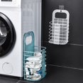 thumbnail image 3 of ievspot Collapsible Laundry Hamper Wall Mounted Clothes Organizer Foldable Laundry Basket Breathable Mesh Storage Organizer Wall for Bathroom for Small, 3 of 8