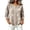 Khaki, variant on Sweater for Women Floral Embroidered Cardigan Button Down Crew Neck Long Sleeve Casual Sweater