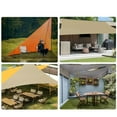 thumbnail image 2 of Canopy Sunshade Cloth Triangle Outdoor Courtyard Sunscreen Waterproof Shade Sail, 2 of 7