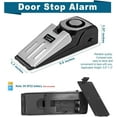 thumbnail image 3 of shiyou-Upgraded Portable Door Lock & Door Stop Alarm, Dual Protection Security Door Kit, Door \u200bSecurity Devices Pocket Self Defensey Tools, for Traveling Hotel Home Apartment College House, 3 of 4