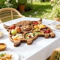 thumbnail image 5 of Highland Cow Charcuterie Board, Solid Wood Cheese & Serving Board with 3D Carved Design, Farmhouse Wooden Charcuterie Board for Meats, Cheese & Snacks, Housewarming Gift (A-1pcs), 5 of 11