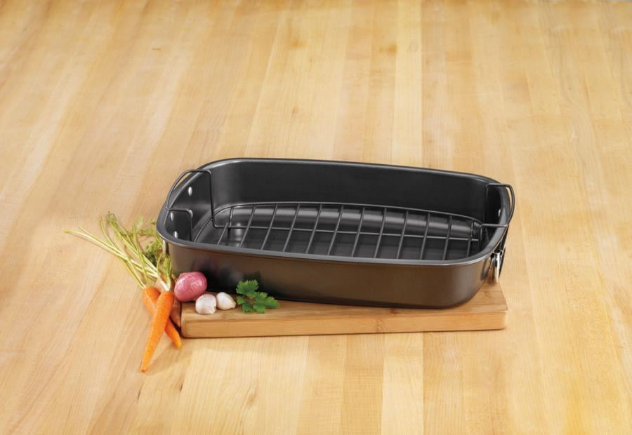 Cuisinart Roasting and Lasagna Pans 17" x 12" Nonstick Roaster with